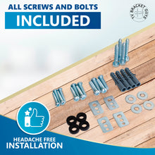 Load image into Gallery viewer, Universal TV Mount - 26” to 65”, VESA Compliant Wall Bracket for Flat Screens and LED Monitors - Low Profile Television Panel Anchor - With Moveable, Lockable 12 Degree Tilt