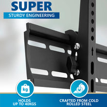 Load image into Gallery viewer, TV Wall Bracket Mount Fits LG 43LK5900PLA 43"| Tilting. VESA Compliant Wall Bracket for Flat Screens and LED Monitors - Low Profile Television Panel Anchor - With Moveable, Lockable 12 Degree Tilt