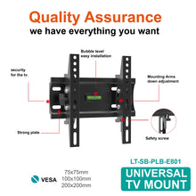 Load image into Gallery viewer, Universal Flat TV Wall Bracket Mount Fits from 18" to 40"